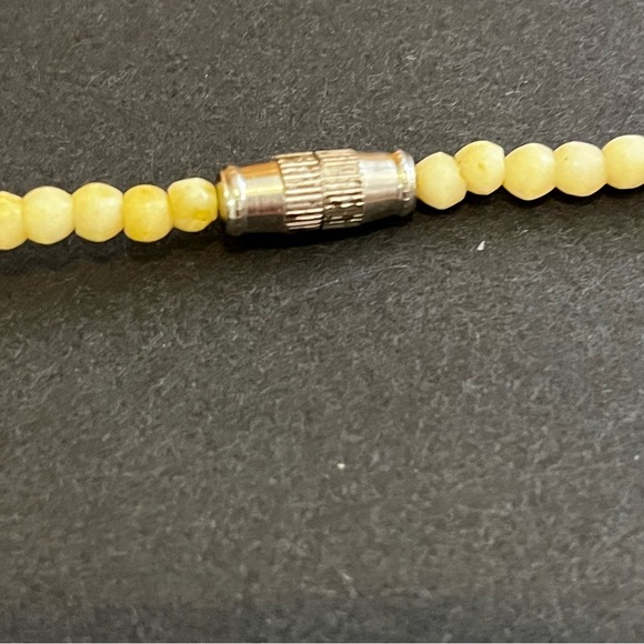 Carved Bovine Bone Bead Necklace Tribal Ethnic Beaded Chunky Natural Organic - Picture 5 of 11